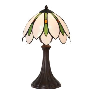 Stolní lampa Tiffany Gema - Ø 25x42 cm E14/max 1x40W Clayre & Eef  - -