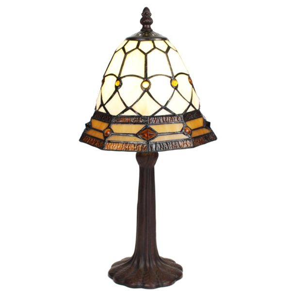 Stolní lampa Tiffany Juliana - Ø 21x39 cm E14/max 1x25W Clayre & Eef  - -