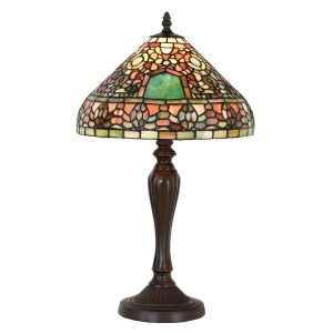 Stolní lampa Tiffany Kilie - 30x53 cm E27/max 1x60W Clayre & Eef  - -