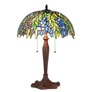 Stolní lampa Tiffany lampa Rousse - Ø 41x60 cm E27/max 2x60W Clayre & Eef  - -