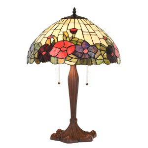 Stolní lampa Tiffany Loretta - 42x60 cm E27/max 2x60W Clayre & Eef  - -