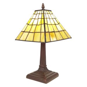 Stolní lampa Tiffany Marisol - Ø 20*34 cm E14/max 1*25W Clayre & Eef  - -