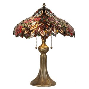 Stolní lampa Tiffany Mosaic Clayre & Eef  - -