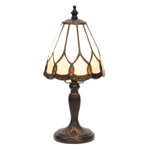 Stolní lampa Tiffany Odila - Ø 14*31 cm Clayre & Eef  - -