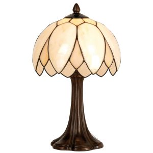 Stolní lampa Tiffany Pivoine - Ø 25*42 cm 1x E14 / max 60w Clayre & Eef  - -