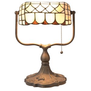Stolní lampa Tiffany Tricia - 26*21*37 cm E27 / Max 60W Clayre & Eef  - -