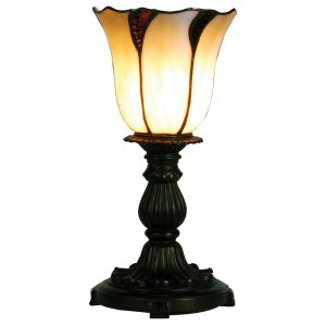 Stolní Tiffany lampa Blossom - Ø 16*32 cm Clayre & Eef  - -