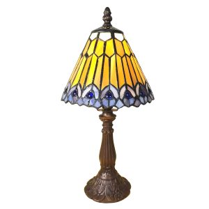 Stolní Tiffany lampa Estelle - Ø 20*34 cm  Clayre & Eef  - -