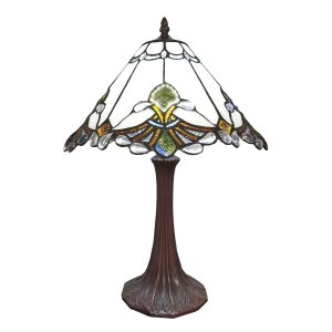 Stolní Tiffany lampa Janni II - Ø 31*43 cmE27/max 1*40W Clayre & Eef  - -