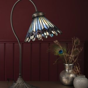 Stolní Tiffany lampa Karlotta - Ø 20*51 cm  Clayre & Eef  - -