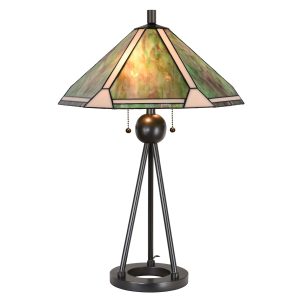 Stolní Tiffany lampa Laverna - Ø 50*73 cm  Clayre & Eef  - -