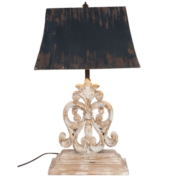 Stolní vintage lampa II - 40*28*67 cm Clayre & Eef  - -