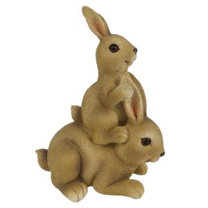Velikonoční dekorace králíčků - 10*6*12 cm Clayre & Eef  - -