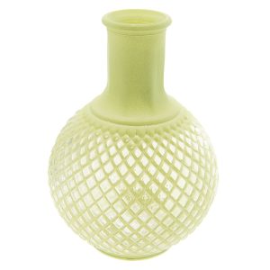 Zelená váza s patinou Agnesse - Ø 13*18 cm Clayre & Eef  - -