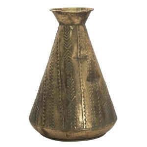 Zlatá antik dekorační váza Valentino - Ø 27*38 cm Clayre & Eef  - -
