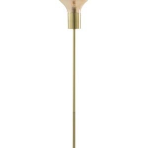 Zlatá skleněná stojací lampa ve tvaru žárovky Baloon - Ø 30*160cm J-Line by Jolipa  - -