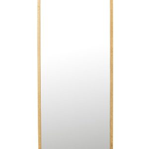 Zlaté antik nástěnné zrcadlo v kovovém rámu Mona Gold - 120*3*40 cm J-Line by Jolipa  - -