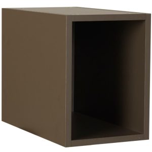 Šedohnědý doplňkový box do komody Quax Cocoon 48 x 28 cm  - Výška48 cm- Šířka 28 cm