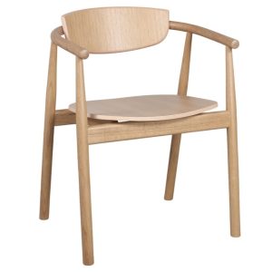 FormWood Dubová jídelní židle Grayson  - Výška78 cm- Šířka 44 cm