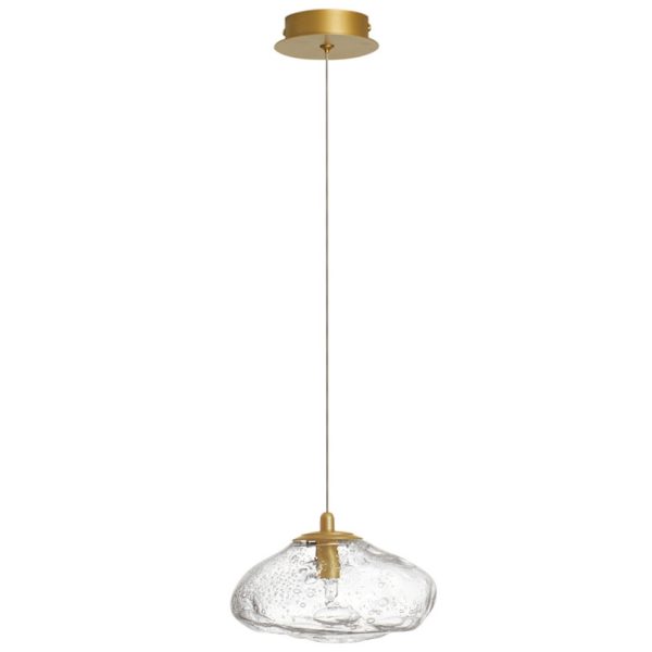 Skleněné závěsné světlo Nova Luce King 20 cm  - Výška200 cm- Průměr stínidla 20 cm