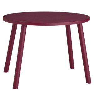 Nofred Vínově červený dětský stolek Mouse 60 x 46 cm  - Výška44 cm- Šířka 60 cm