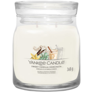 Střední vonná svíčka Yankee Candle Vanilla Horchata Singature  - Výška11