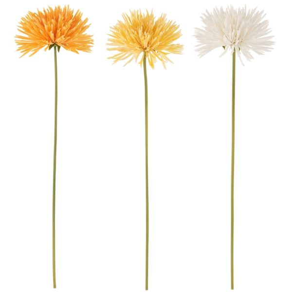 Set tří umělých květin J-line Liras 60 cm  - Výška60 cm- Šířka 13 cm