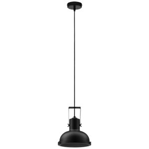 Černé kovové závěsné světlo Nova Luce Ruvi 22 cm  - Výška120 cm- Průměr 22 cm