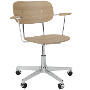 Audo CPH Dubovo-stříbrná kancelářská židle AUDO CO s područkami  - Výška78