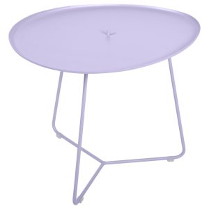 Fialový kovový konferenční stolek Fermob Cocotte 44 x 55 cm  - Výška43