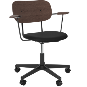 Audo CPH Hnědo-černá čalouněná kancelářská židle AUDO CO  - Výška78