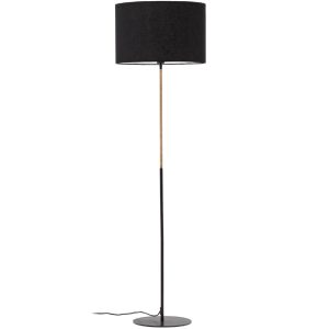 Černá stojací lampa Kave Home Canar 160 cm  - Celková výška160 cm- Výška stínidla 30 cm