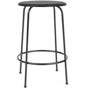 Audo CPH Černá dřevěná barová židle AUDO AFTEROOM 65 cm  - Výška65 cm- Celková šířka 48 cm