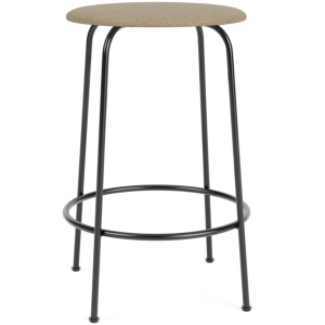 Audo CPH Béžová bouclé barová židle AUDO AFTEROOM 65 cm  - Výška65 cm- Celková šířka 48 cm