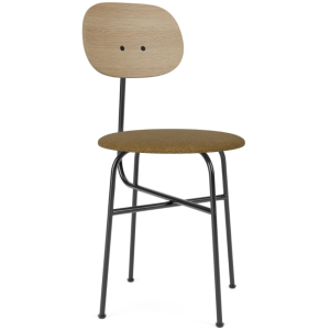 Audo CPH Hnědá bouclé jídelní židle AUDO AFTEROOM  - Výška80 cm- Šířka 45