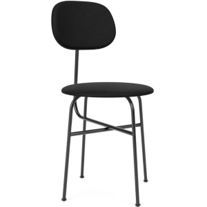 Audo CPH Černá koženková jídelní židle AUDO AFTEROOM II.  - Výška80 cm- Šířka 45