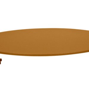 Hnědý přídavný odkládací stolek Fermob Bellevie 36 cm  - Průměr36 cm- Deska Lakovaný hliník