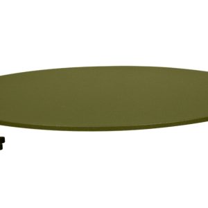 Zelený přídavný odkládací stolek Fermob Bellevie 36 cm - odstín pesto  - Průměr36 cm- Deska Lakovaný hliník