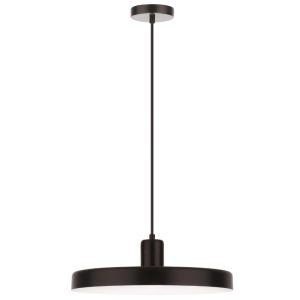 Černé kovové závěsné světlo Nova Luce Chioto 60 cm  - Výška120 cm- Průměr 60 cm