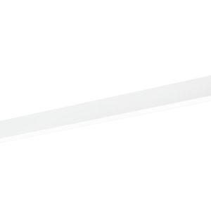Bílé kovové závěsné LED světlo Nova Luce Linear 120 cm  - Výška7 cm- Šířka 120 cm