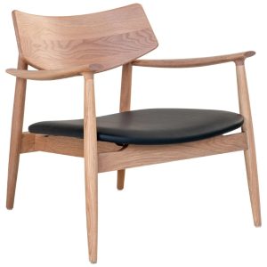 Nordic Living Dubové lounge křeslo Elysian  - Výška72 cm- Šířka 69 cm