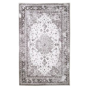 Nordic Living Černobílý koberec Legaro 160 x 230 cm  - Výška1 cm- Šířka 160 cm