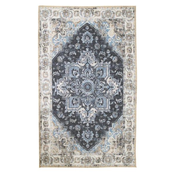 Nordic Living Modrý koberec Legaro 160 x 230 cm  - Výška1 cm- Šířka 160 cm