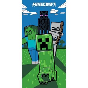 Carbotex Dětská osuška Minecraft Mobi Útočí