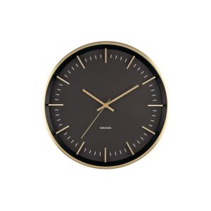 Karlsson 5911GD designové nástěnné hodiny 35 cm  - Barvazlatá-
