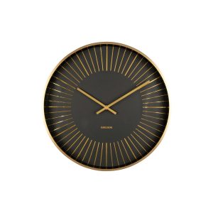 Karlsson 5917BK designové nástěnné hodiny 40 cm  - Barvačerná-