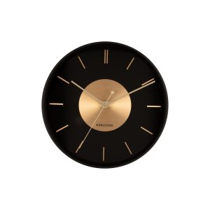 Karlsson 5918BK designové nástěnné hodiny 35 cm  - Barvačerná-