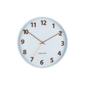 Karlsson 5920LB designové nástěnné hodiny 40 cm  - Barvamodrá-