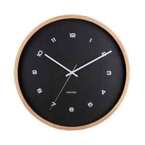 Karlsson 5938BK designové nástěnné hodiny 41 cm  - Barvačerná-