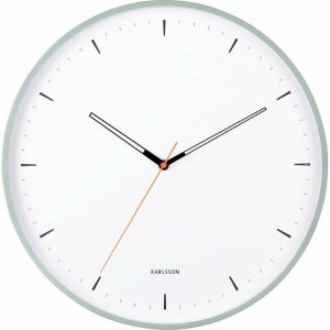 Karlsson 5940GR designové nástěnné hodiny 40 cm  - Barvazelená-